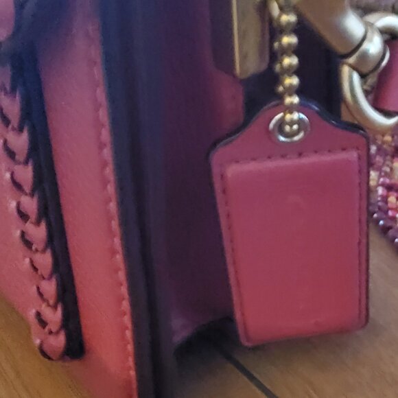 Coach Tabby Shoulder Bag 26 in Rasberry CJ838 - Picture 3 of 13